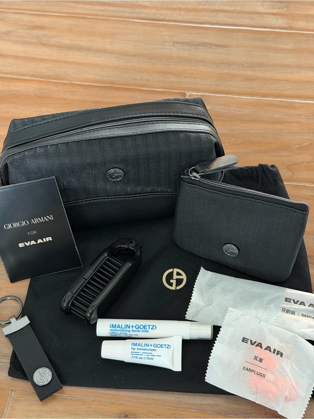 Giorgio Armani x Eva Air Business Class Amenity Kit NEW